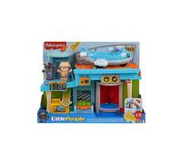 Fisher-Price Little People Everyday Adventures Airport Toddler Playset, Airplane & 3 Play Pieces