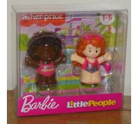 Fisher Price Little People Figures - Barbie Swimming Figure Set For Beach House