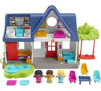 Fisher-Price Little People Friends Together Play House, electronic playset with Smart Stages learning content for toddlers and preschool kids