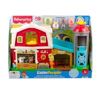 Fisher-Price Little People Music Farm Animal Care, Imitation Play Set, Children's Farm with Language Choice, Educational Interactive Toy for Little Ones 1+, JGX10