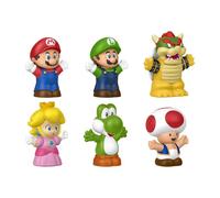Fisher-Price Little People Toddler Toy My Mario 6-Piece Character Figure Set for Preschool Pretend Play Kids Ages 18+ Months, JHG63