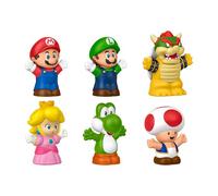 Fisher-Price Little People Toddler Toy My Mario 6-Piece Character Figure Set for Preschool Pretend Play Kids Ages 18+ Months, JHG63