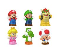 Fisher-Price Little People Toddler Toy My Mario 6-Piece Character Figure Set for Preschool Pretend Play Kids Ages 18+ Months, JHG63