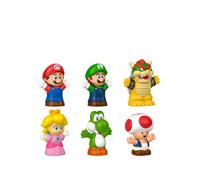 Fisher-Price Little People Toddler Toy My Mario 6-Piece Character Figure Set for Preschool Pretend Play Kids Ages 18+ Months, JHG63