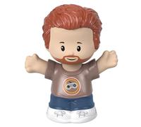 Fisher-Price Little People Playset - GWV15 ~ Male Video Game Figure with Brown Shirt with Controller Print ~ Red Hair and Beard ~ Works Great with Any Little People Playset
