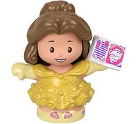 Fisher-Price Little People Princess Parade Belle & Chip's Float - GKR21 ~ Replacement Figure Belle in Yellow Dress with a Book
