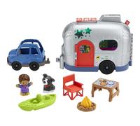 Fisher-Price Little People Toddler Playset Light-Up Learning Camper Toy with Smart Stages Figures & Accessories for Ages 1+ Years