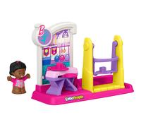 Fisher-Price Little People Toddler Toy Barbie You Can Be Anything Gymnast Playset with Figure for Preschool Pretend Play Kids Ages 18+ Months