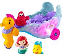 Fisher-Price Little People Toddler Toy Disney Princess Ariels Light-Up Sea Carr