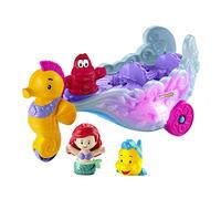 Fisher-Price Little People Disney Princess Ariel's Light-Up Sea Carriage by