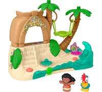 Fisher-Price Little People Toddler Toy Disney Princess Moana Adventure Village Playset with Figures for Pretend Play Kids Ages 18+ Months, JGP44