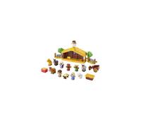 Fisher-Price Little People Toddler Toy Nativity Set with Music Lights and 18 Pieces for Christmas Play Ages 1+ years, HMX70