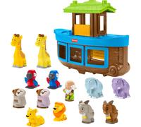 Fisher-Price Little People Toddler Toy Noah’s Ark Playset with 12 Animals & Noah Figure for Pretend Play Kids Ages 1+ Years