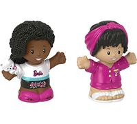 Fisher-Price Little People Toddler Toys Barbie Sleepover Figure Set with 2 Characters for Preschool Pretend Play Kids Ages 18+ Months