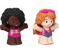 Fisher-Price Little People Toddler Toys Barbie Swimming Figure Set with 2 Characters for Preschool Pretend Play Kids Ages 18+ Months