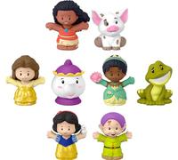Fisher-Price Little People Toddler Toys Disney Princess Story Duos 8-Piece Figure Set for Pretend Play Kids Ages 18+ Months (Amazon Exclusiv