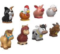 Fisher-Price Little People Toddler Toys Farm Animal Friends 8-Piece Figure Set f