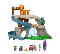 Fisher-Price Little People Ultimate Mountain Toddler Playset | 18-in X 2-ft, 1 Vehicle 2 Figures 3 Accessories, Motor Skill Development Play, Kids Ages 1+ Years, JJY77
