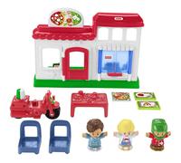 Fisher-Price Little People We Deliver Pizza Place & Action Figures Playset New