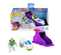 Fisher-Price Mattel Imaginext Launcher Set with 3-inch Action Figure & Toy Vehicle, Inspired by Disney and Pixar Toy Story (Characters May Vary), JKW24