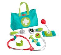 Fisher-Price Preschool Pretend Play Medical Kit 7-Piece Doctor Bag Dress Up Toys