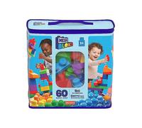 Fisher-Price Mega Bloks 60 Piece Big Building Bag - Blue Blue