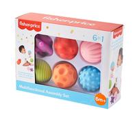 Fisher Price Multifunctional Sensory Ball Set for Baby & Toddler Development - 6 Piece Set