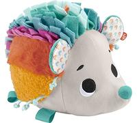 Fisher-Price Baby Newborn Plush Toy Cuddle n' Snuggle Hedgehog with Sounds & Sensory Details for Babies 3+ Months