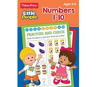 Fisher Price Numbers Learning Book for Ages 4 to 6 Years