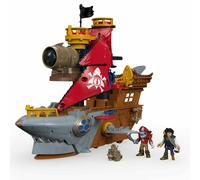 Imaginext Shark Bite Pirate Ship with Pirate Figures & Accessories Fisher-Price