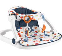 Fisher-Price Portable Baby Chair, Darling Dots Sit-Me-Up Floor Seat with BPA-Free Teether & Clacker, Newborn Development Toy