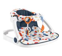 Fisher-Price Portable Baby Chair Darling Dots Sit-Me-Up Floor Seat with BPA-Free Teether & Clacker Newborn Developmental Toys