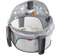 Fisher-Price Portable Bassinet & Travel Play Area, Light Projection & Music, Indoor or Outdoor Use, Deluxe On-The-Go Baby Dome, Paper Shapes