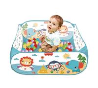 Fisher Price - Portable Children's Ball Pool, Includes 25 Balls, Carry Bag, Easy Assembly and Disassembly, Children's Ball Park, Dimensions 90 x 40 x 90 cm - (Deqube 920D00088)