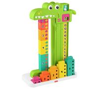 Fisher-Price Preschool Learning Toy Adding Alligator Counting Activity with 10 Stacking Blocks for Kids Ages 3+ Years, JCT13