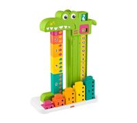 Fisher-Price Preschool Learning Toy Adding Alligator Counting Activity with 10 Stacking Blocks for Kids Ages 3+ Years, JCT13