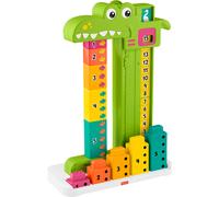 Fisher-Price Preschool Learning Toy Adding Alligator Counting Activity with 10 Stacking Blocks for Kids Ages 3+ Years