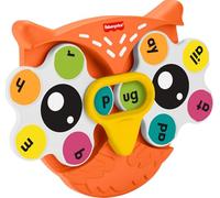 Fisher-Price Preschool Learning Toy Spin ‘n Rhyme Fidget Spinner, Owl-Themed Early Reading Activity for Kids Ages 3+ Years