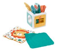 Fisher-Price Tissue Fun Activity Cube with 4 sensory panels Kid's Toy