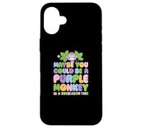 Fisher-Price Purple Monkey and Bubblegum Tree Song Case for iPhone 16 Plus