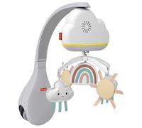 Fisher Price Rainbow Showers Bassinet To Bedside Mobile Multicolor 1 Months
