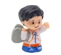 Fisher-Price Replacement Part for Collectible Little People Airport School Zoo Train or Dollhouse Playset DYP25 - Replacement Asian Boy Figure Koby Carrying Backpack
