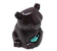 Fisher-Price Replacement Part for Collectible Little People Big ABC Animal Train Zoo Forest Playset HCL79 - Replacement Black Bear Figure Holding a Fish