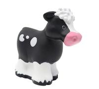 Fisher-Price Replacement Part for Collectible Little People Fun Animal Sounds Farm Playset Y3677 - Replacement Black and White Cow Figure