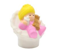 Fisher-Price Replacement Part for Collectible Little People Happy Sounds Home Dollhouse Playset P3329 - Replacement Baby Girl Figure in a Carseat