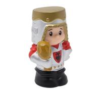 Fisher-Price Replacement Part for Collectible Little People Mighty King's Castle Royalty Playset CMV70 CMV73 - Replacement Knight Figure Holding drumstick