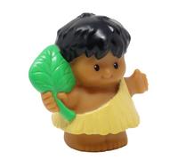 Fisher-Price Replacement Part for Collectible Little People Prehistoric Cavemen Dinoland Playset K6692 - Replacement Hispanic Caveman Figure Holding Palm Leaf