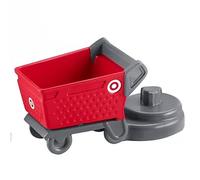 Fisher-Price Replacement Part for Collectible Little People Target Run Dollhouse Playset HXX97 - Replacement Red and Gray Target Shopping Cart