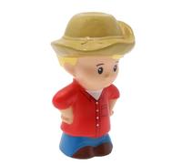 Fisher-Price Replacement Part for Collectible Little People Tow N Pull Tractor Farm Playset X0018 - Replacement Blonde Farmer Eddie Figure - Wearing Cowboy Hat