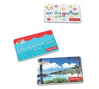 Fisher-Price Replacement Parts On-The-Go Wallet Playset GGT58 - Replacement Pretend Credit Cards